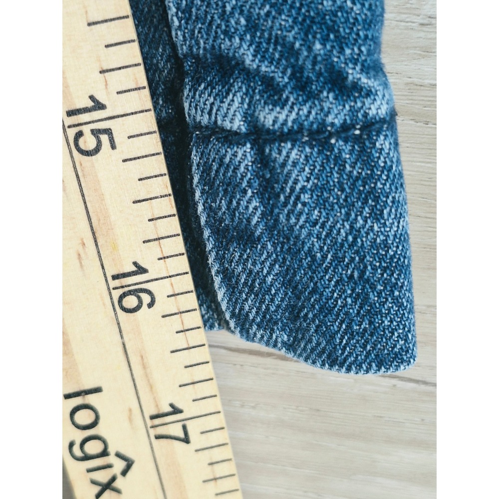 We The Free Denim Mini Skirt Women 30 Blue Excellent Belted Pleated - Picture 5 of 6